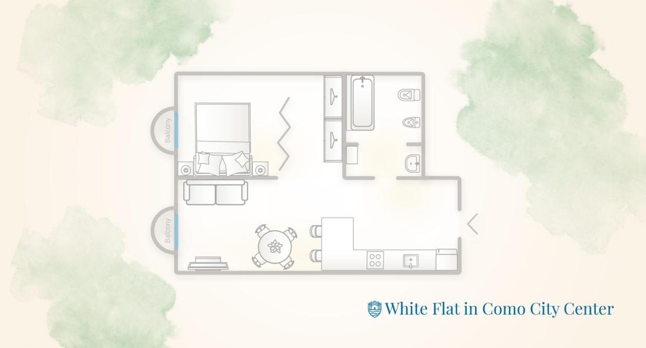 White Flat In Como City Center By Rent All Como Buitenkant foto